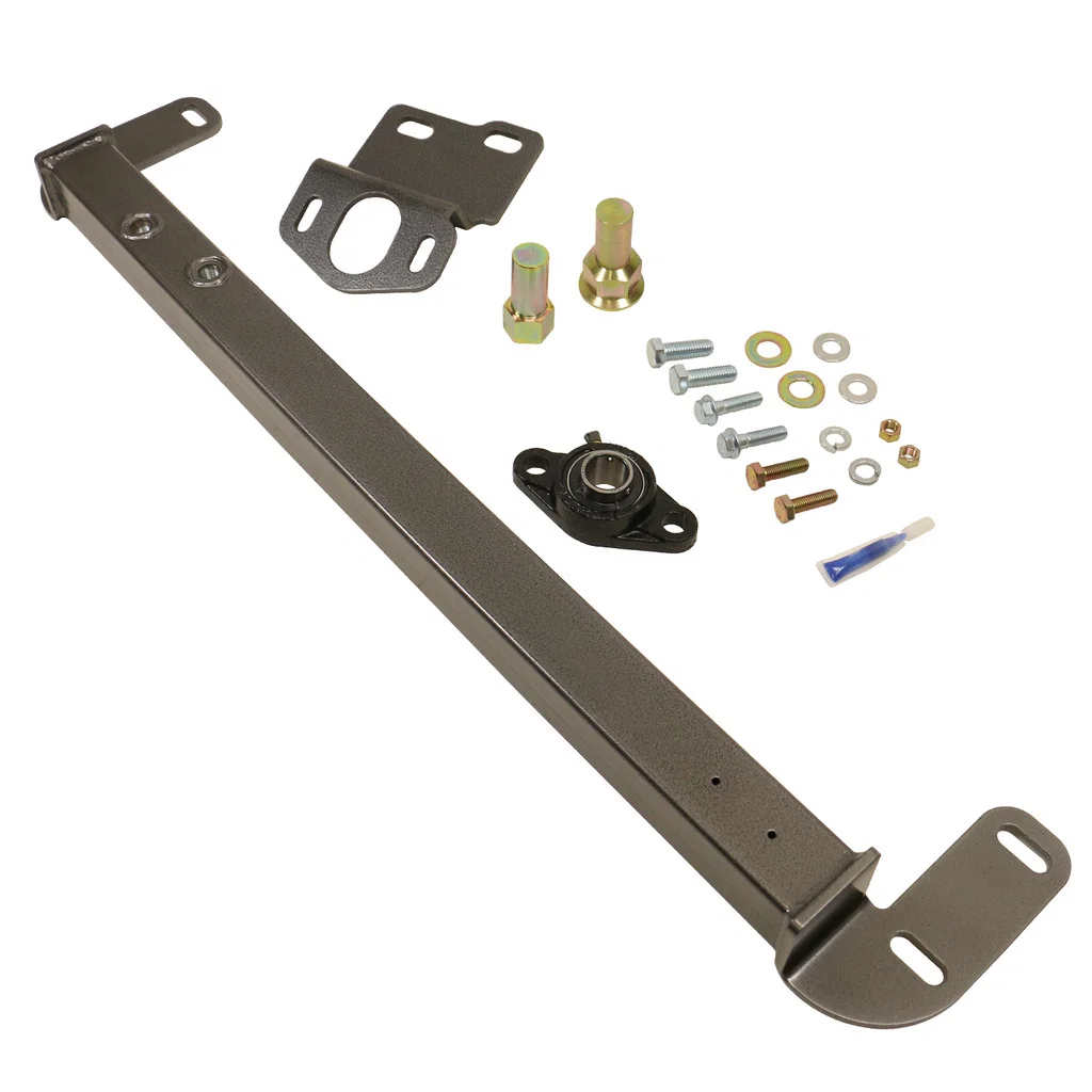 1032003 – BD DIESEL Steering Gear Box Brace, Black With Mounting Hardware - view 2